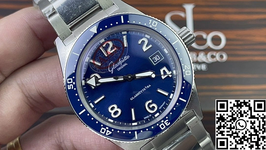 Glashutte Original SeaQ RXW Factory SW200 Blue Dial