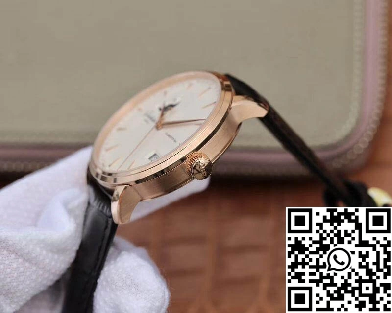 Glashutte Original Senator 1-36-04-04-02-01 Moonphase 18K Rose Gold White Dial
