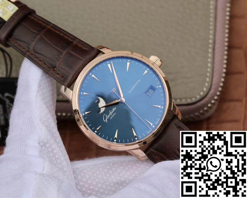 Glashutte Original Senator 1-36-04-04-02-01 Moonphase Gray Dial
