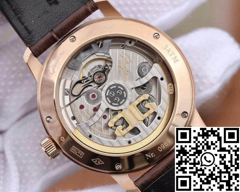 Glashutte Original Senator 1-36-04-04-02-01 Moonphase Gray Dial