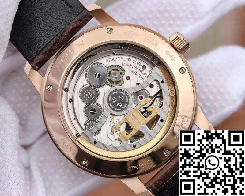 Glashutte Original Senator 1-36-04-04-02-01 Moonphase Gray Dial