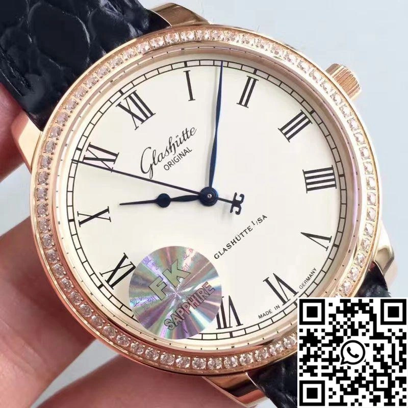 Glashutte Original Senator Excellence 1-39-52-01-01-04 V4 FK Factory Rose Gold Case White Dial