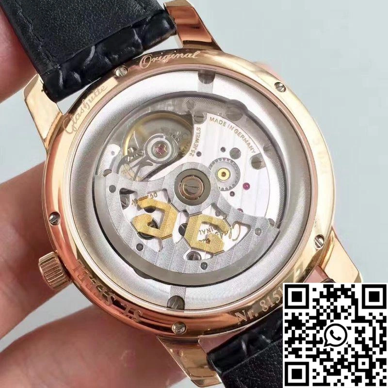 Glashutte Original Senator Excellence 1-39-52-01-01-04 V4 FK Factory Rose Gold Case White Dial