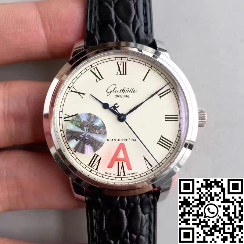 Glashutte Original Senator Excellence 1-39-52-01-02-04 V4 Stainless Steel Case White Dial FK Factory
