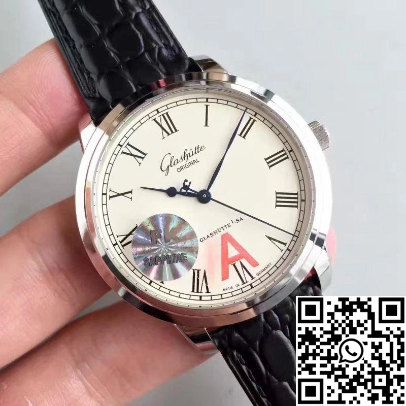 Glashutte Original Senator Excellence 1-39-52-01-02-04 V4 Stainless Steel Case White Dial FK Factory