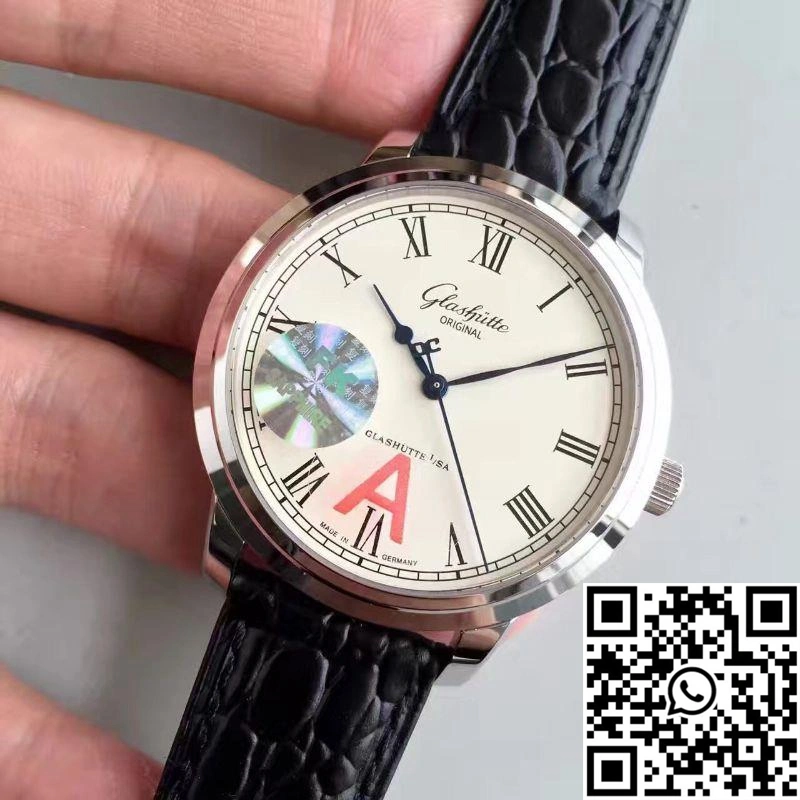 Glashutte Original Senator Excellence 1-39-52-01-02-04 V4 Stainless Steel Case White Dial FK Factory
