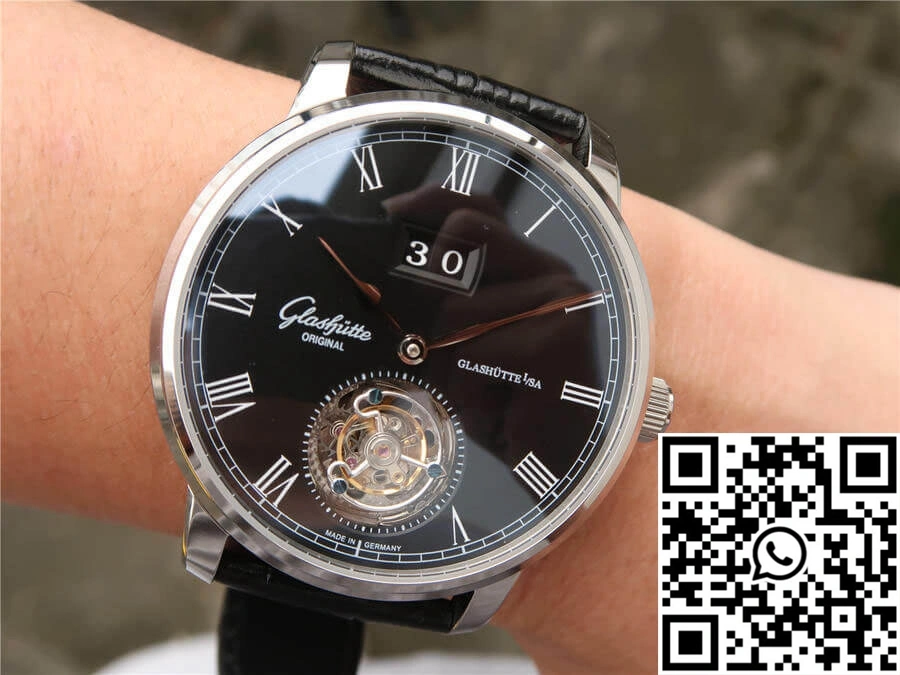 Glashutte Original Senator Excellence Tourbillon 1-94-03-04-04-04 R8 Factory V3 Black Dial