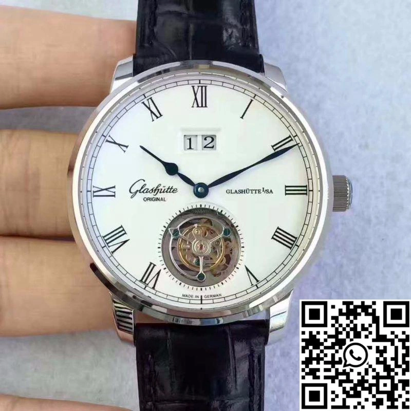 Glashutte Original Senator Excellence Tourbillon 1-94-03-04-04-04 White Dial