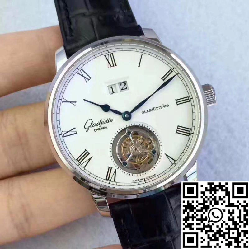 Glashutte Original Senator Excellence Tourbillon 1-94-03-04-04-04 White Dial
