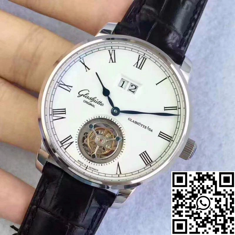 Glashutte Original Senator Excellence Tourbillon 1-94-03-04-04-04 White Dial