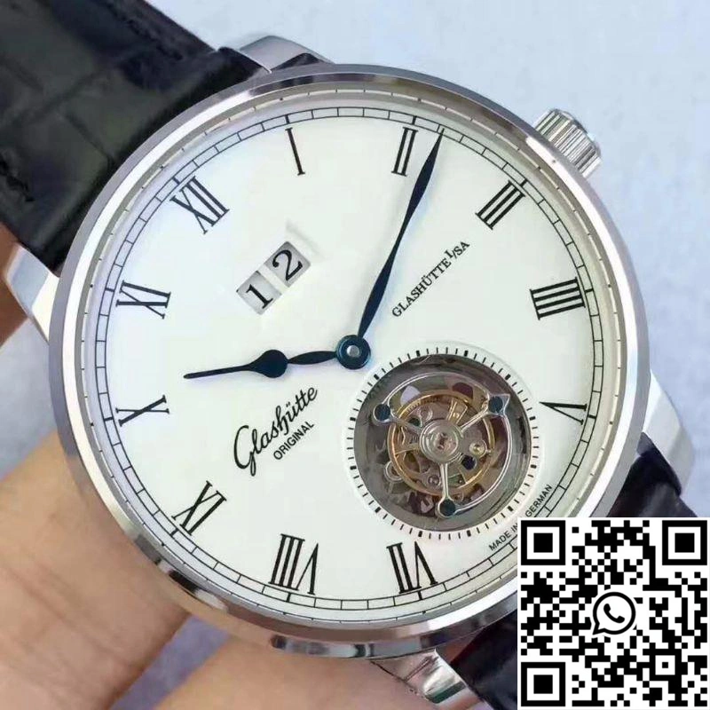 Glashutte Original Senator Excellence Tourbillon 1-94-03-04-04-04 White Dial