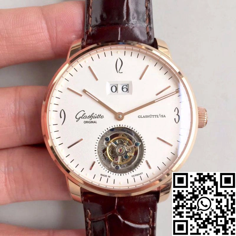 Glashutte Original Senator Excellence Tourbillon White Dial