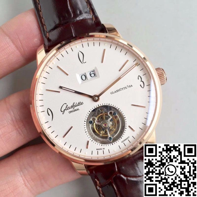 Glashutte Original Senator Excellence Tourbillon White Dial