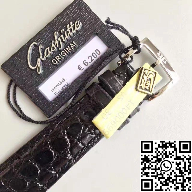 Glashutte Original Senator Excellence V4 1-39-52-01-02-04 FK Factory Diamond Bezel White Dial