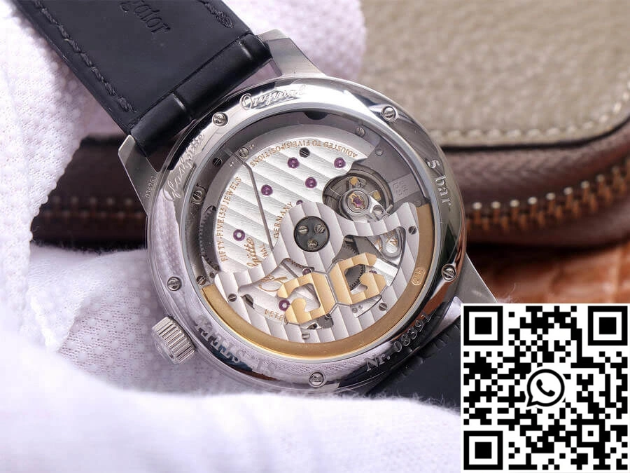 Glashutte Senator Excellence Large Calendar Moon Phase 1-36-04 V9 Factory Blue Dial