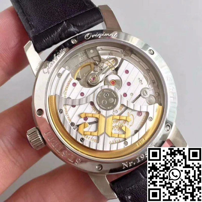 Glashutte Senator Panorama Date Moon Phase 100-04-32-12-04 GF Factory White Dial