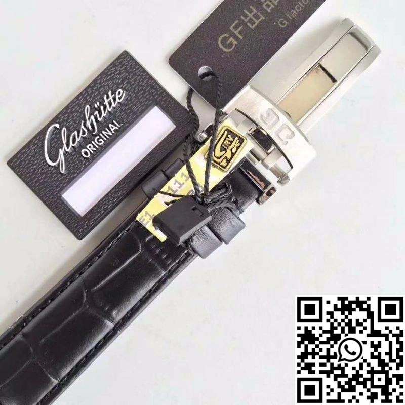 Glashutte Senator Panorama Date Moon Phase 100-04-32-12-04 GF Factory White Dial