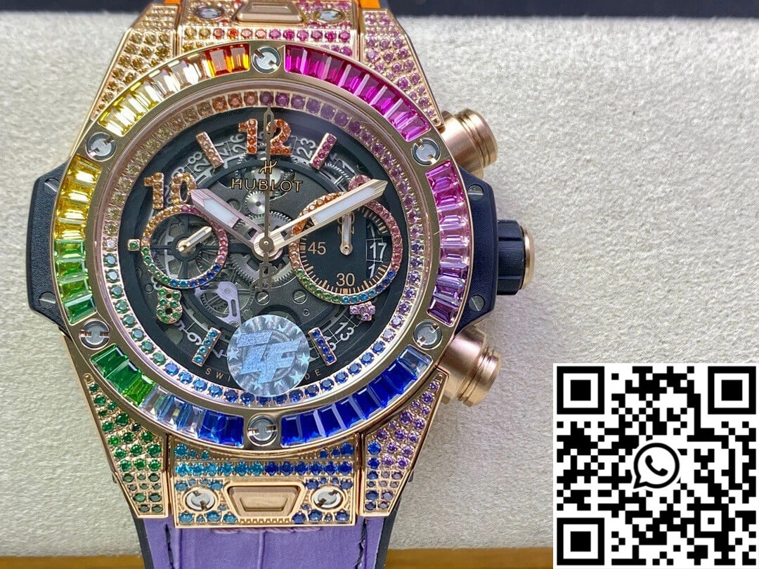 Hublot BIG BANG Unico 411.OX.9910.LR.0999 ZF Factory Rose Gold Skeleton Dial