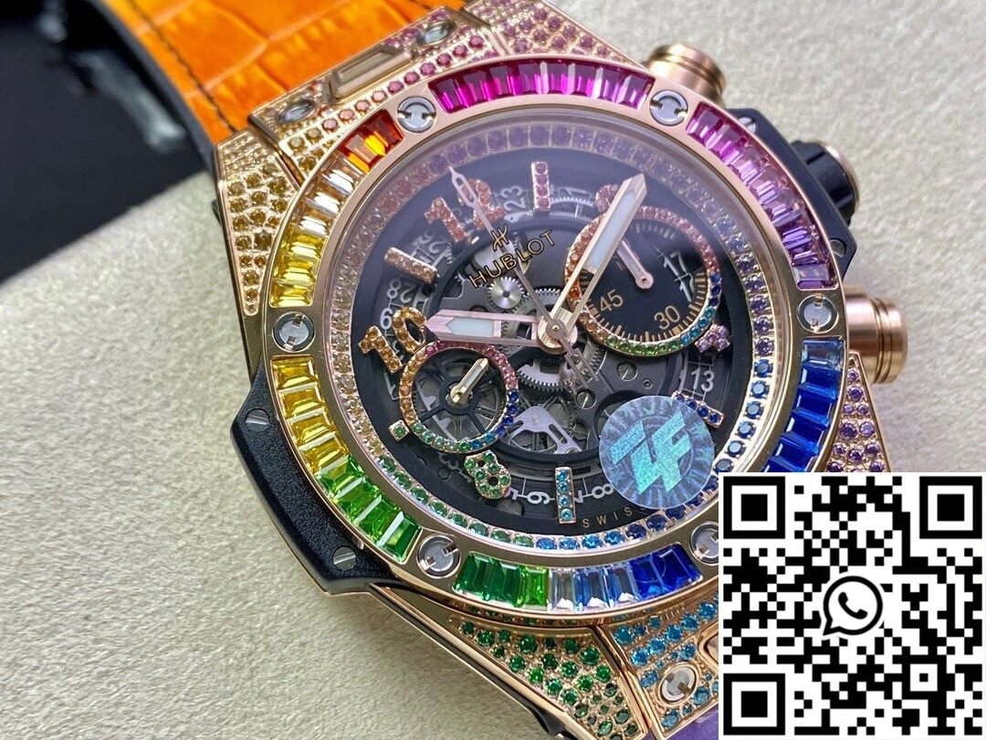 Hublot BIG BANG Unico 411.OX.9910.LR.0999 ZF Factory Rose Gold Skeleton Dial
