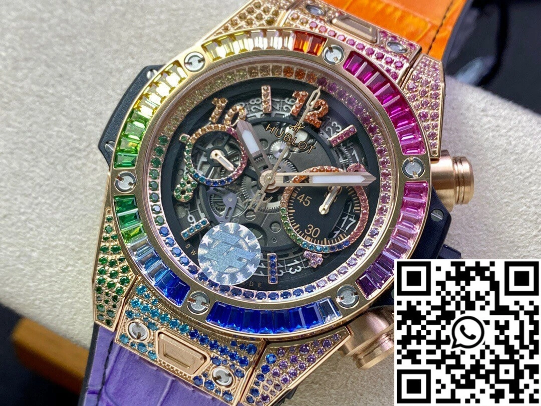 Hublot BIG BANG Unico 411.OX.9910.LR.0999 ZF Factory Rose Gold Skeleton Dial