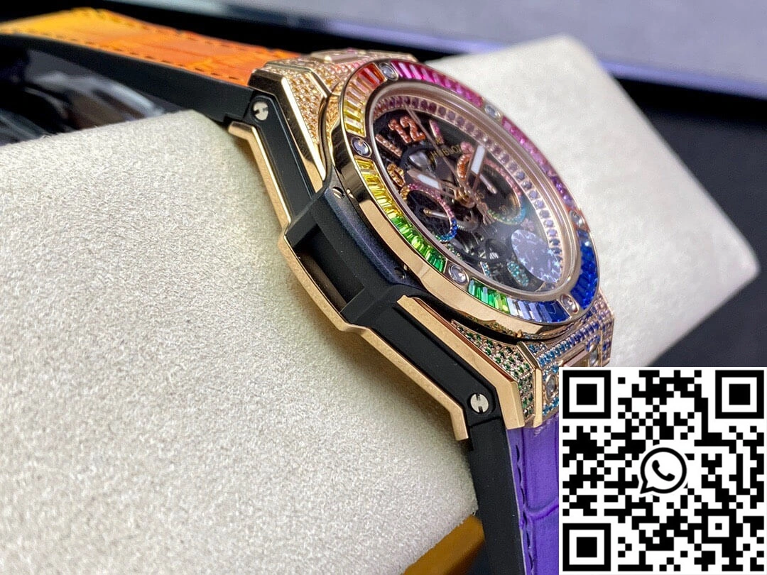Hublot BIG BANG Unico 411.OX.9910.LR.0999 ZF Factory Rose Gold Skeleton Dial