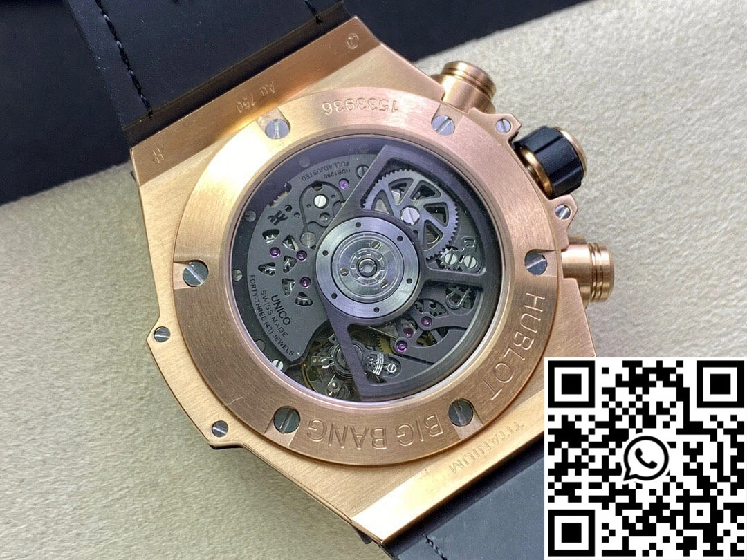 Hublot BIG BANG Unico 411.OX.9910.LR.0999 ZF Factory Rose Gold Skeleton Dial