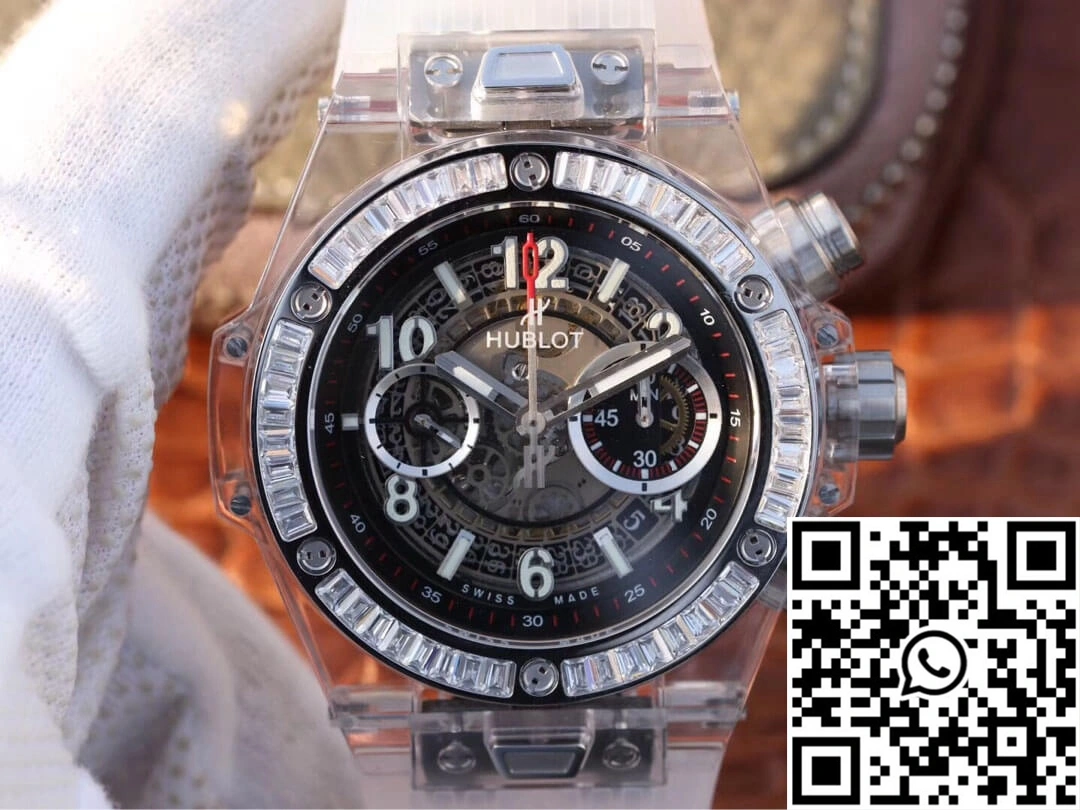 Hublot Big Bang 411.JX.4802.RT Diamond Bezel Hollow Dial