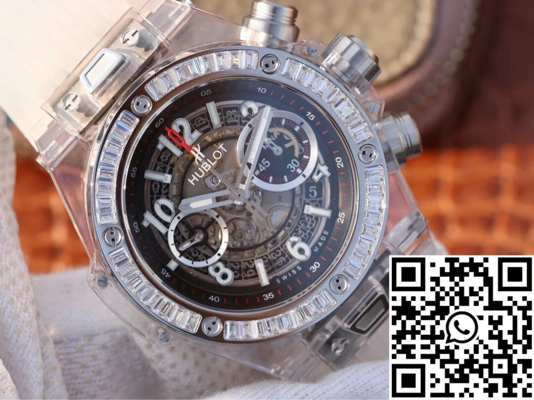 Hublot Big Bang 411.JX.4802.RT Diamond Bezel Hollow Dial