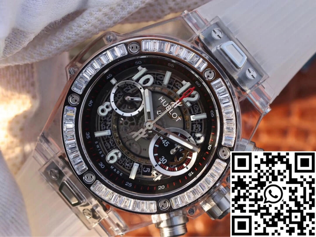 Hublot Big Bang 411.JX.4802.RT Diamond Bezel Hollow Dial