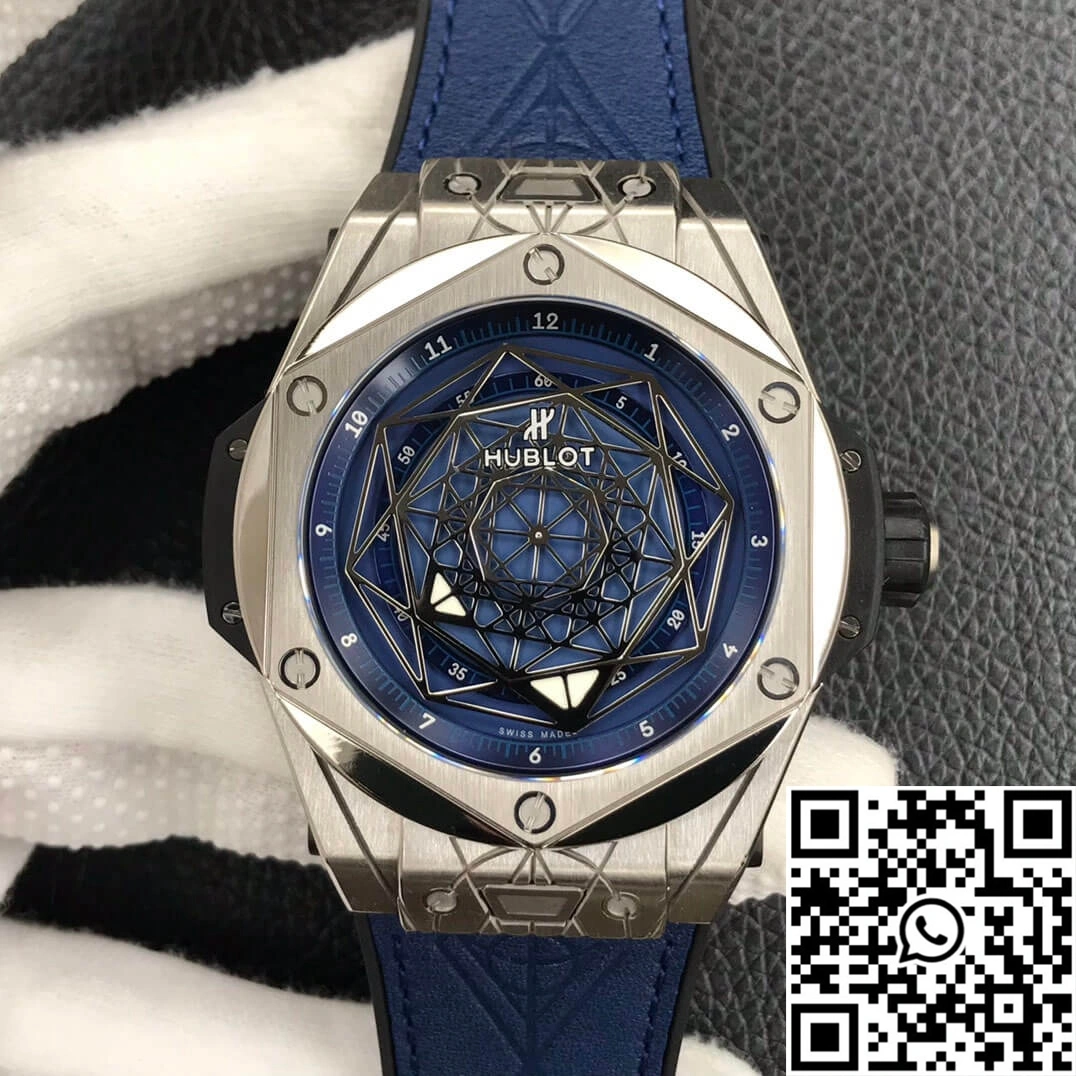 Hublot Big Bang 415.NX.7179.VR.MXM18 WWF Factory Titanium Blue Dial