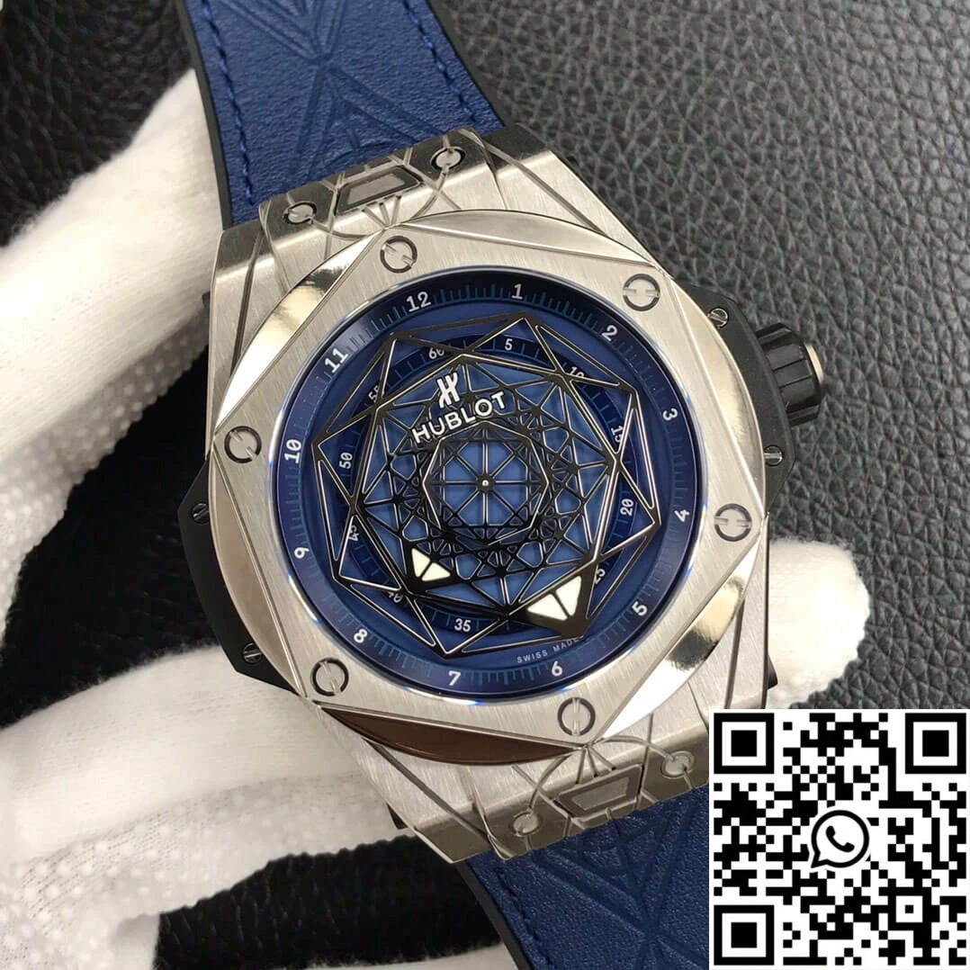 Hublot Big Bang 415.NX.7179.VR.MXM18 WWF Factory Titanium Blue Dial
