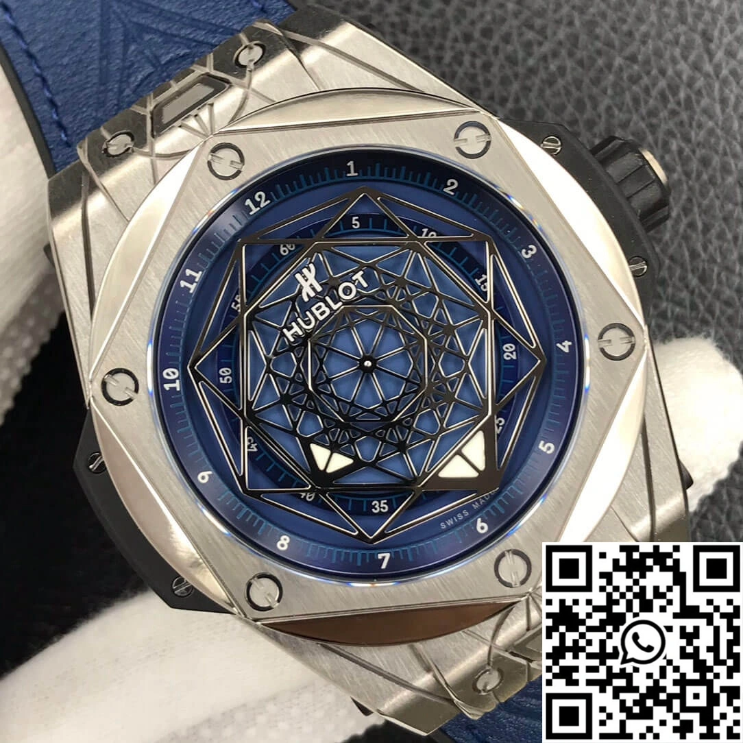 Hublot Big Bang 415.NX.7179.VR.MXM18 WWF Factory Titanium Blue Dial