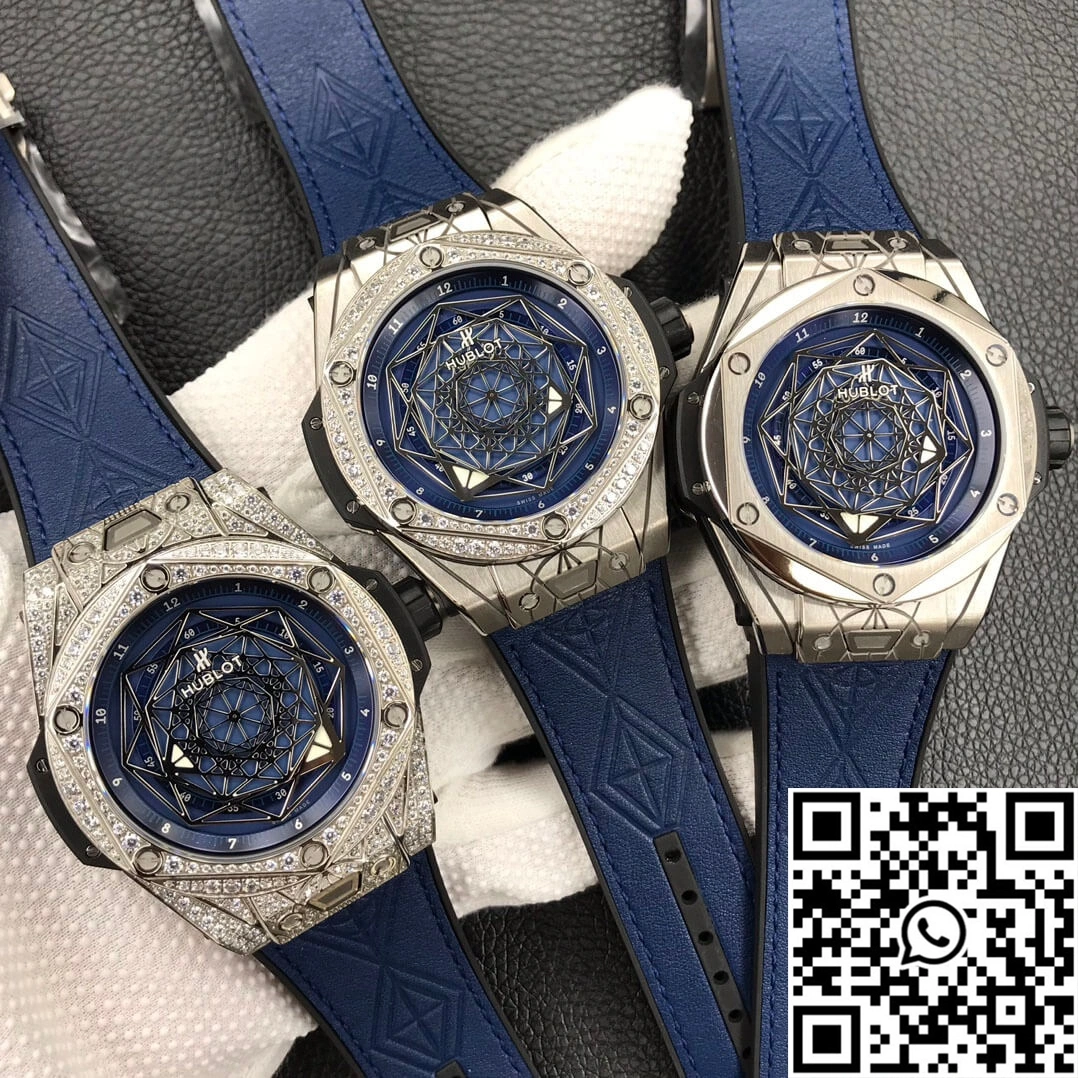 Hublot Big Bang 415.NX.7179.VR.MXM18 WWF Factory Titanium Blue Dial