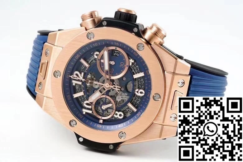Hublot Big Bang 421.OX.5180.RX ZF Factory Rose Gold Blue Dial