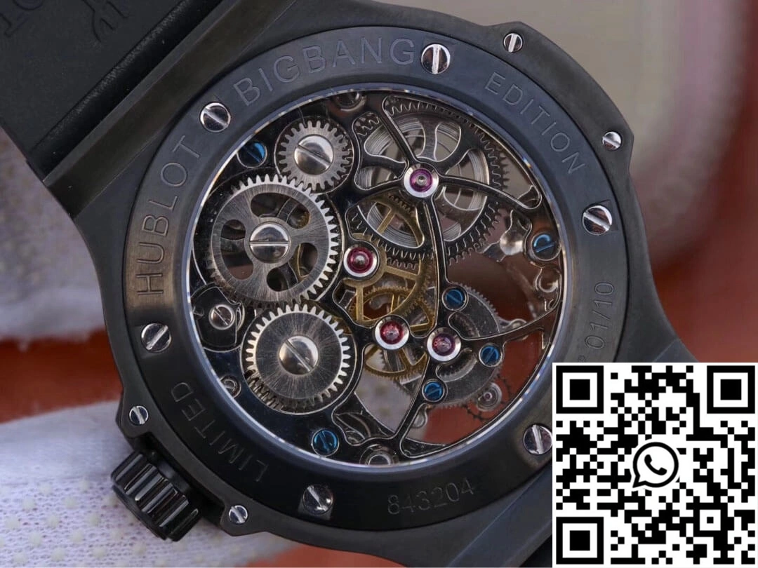 Hublot Big Bang Hollow Tourbillon Ceramic Skeleton Dial