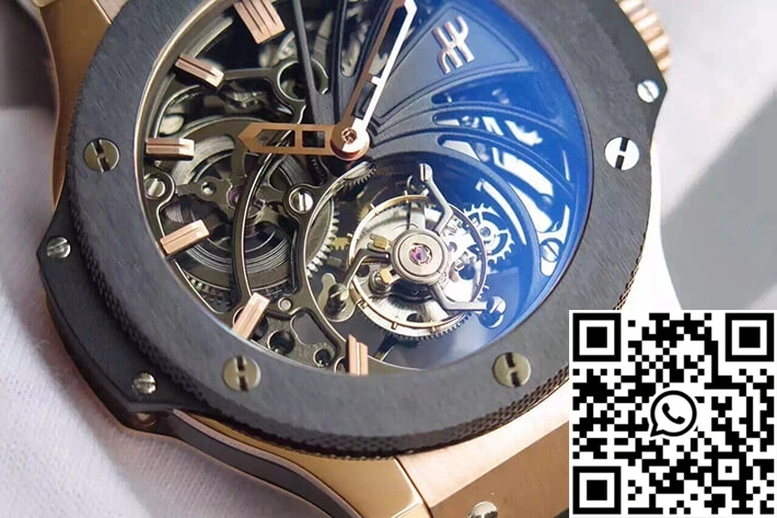 Hublot Big Bang Hollow Tourbillon Skeleton Dial