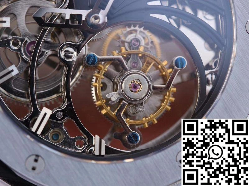 Hublot Big Bang Hollow Tourbillon Stainless Steel Case Skeleton Dial