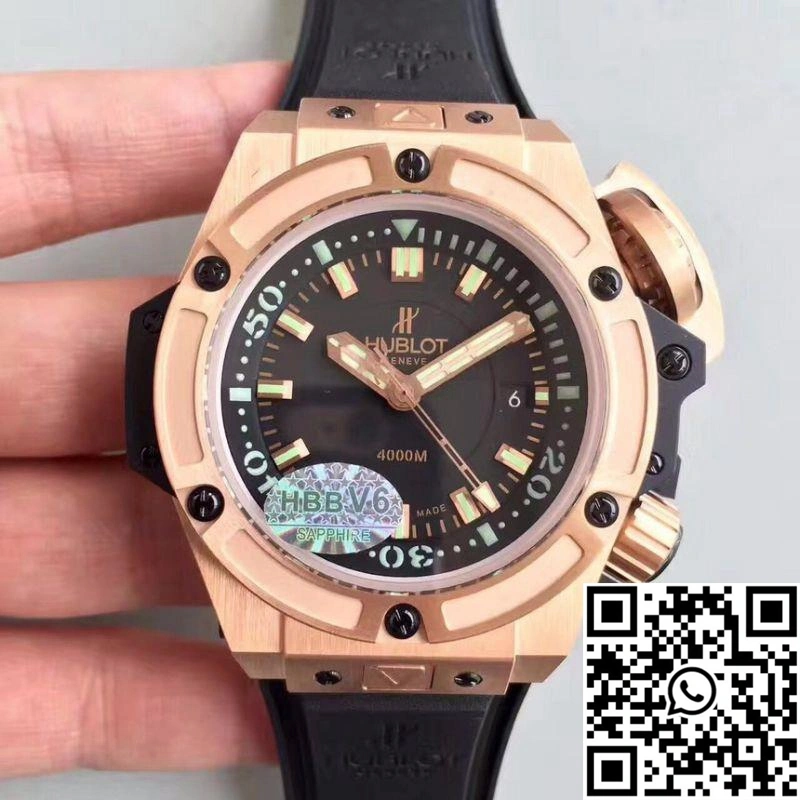 Hublot Big Bang King Power Musee Oceanographique Monaco 731.OX.1170.RX V6 Factory Black Dial