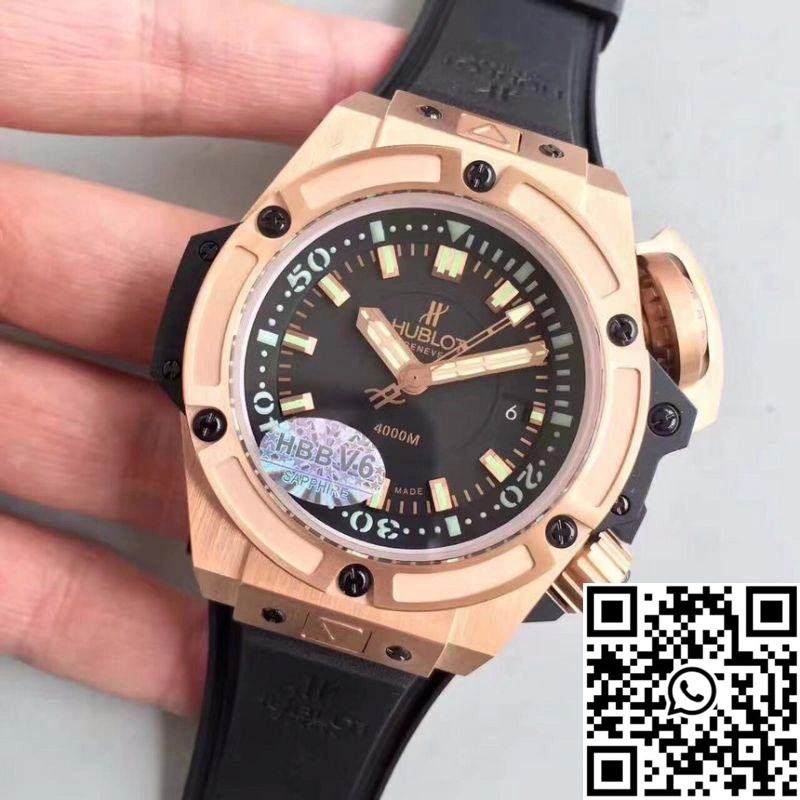 Hublot Big Bang King Power Musee Oceanographique Monaco 731.OX.1170.RX V6 Factory Black Dial
