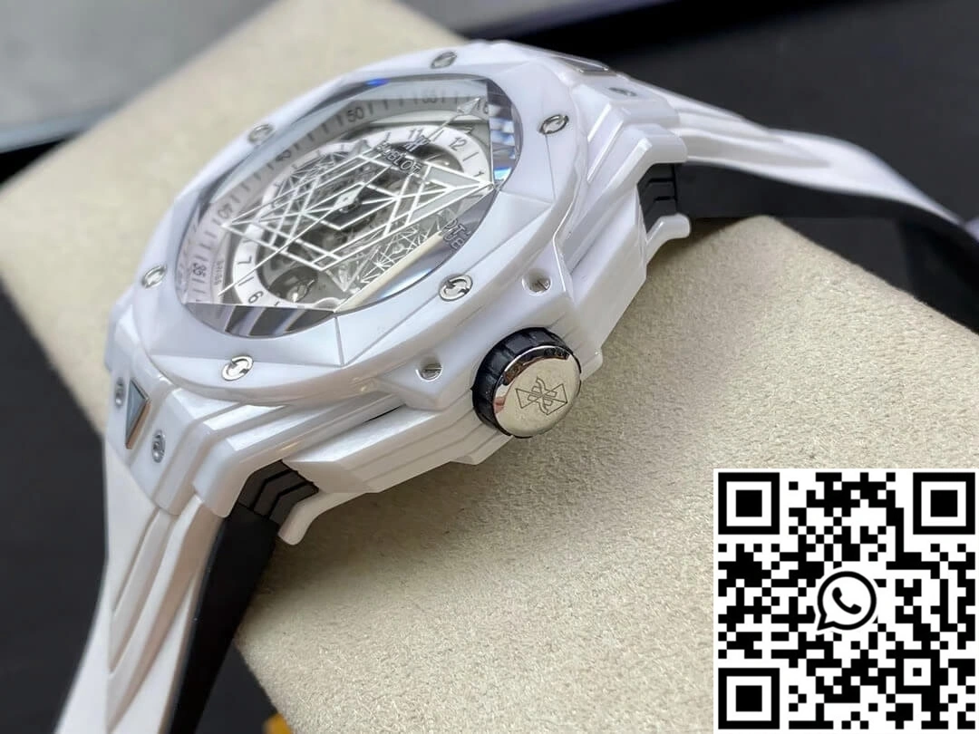 Hublot Big Bang Sang Bleu II 418.HX.2001.RX.MXM21 BB Factory White Ceramics