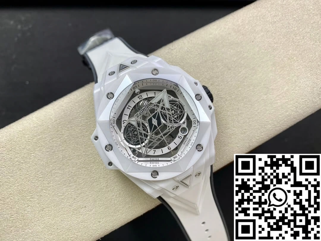 Hublot Big Bang Sang Bleu II 418.HX.2001.RX.MXM21 BB Factory White Ceramics