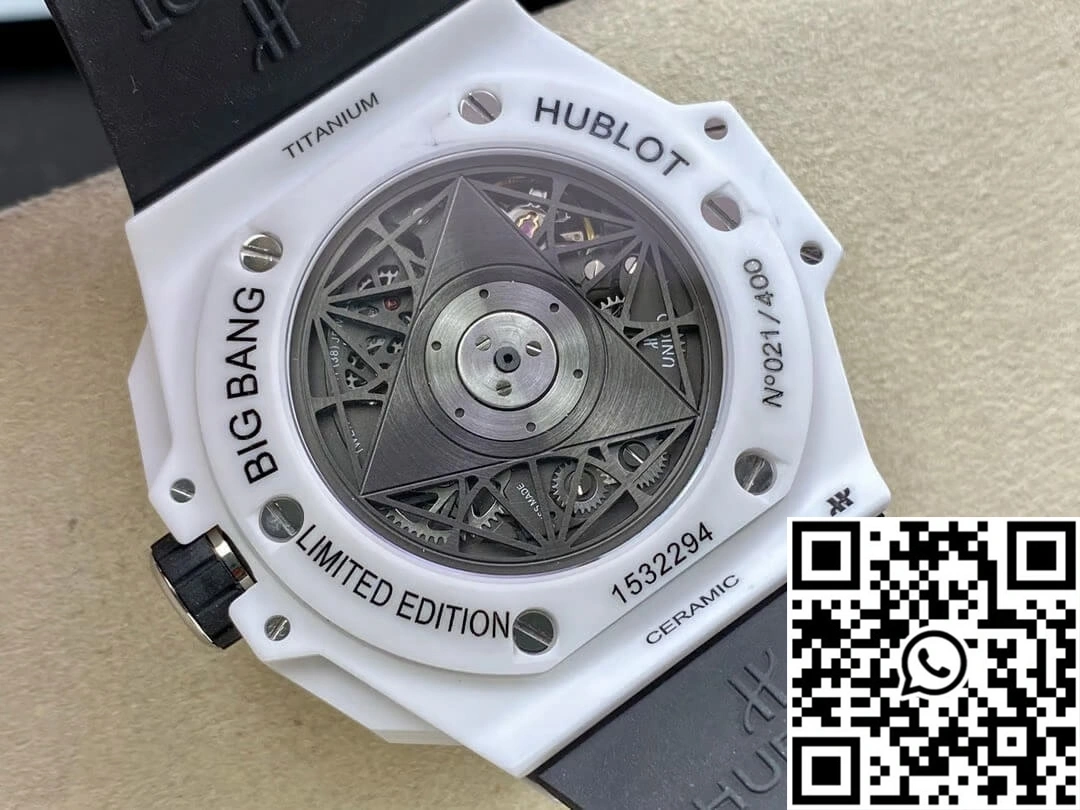 Hublot Big Bang Sang Bleu II 418.HX.2001.RX.MXM21 BB Factory White Ceramics