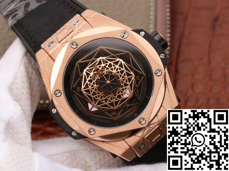 Hublot Big Bang Sang Bleu King Gold 415.OX.1118.VR.MXM17 TMF Factory Black Dial