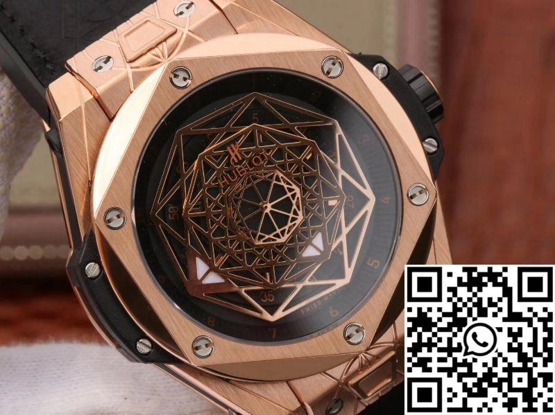Hublot Big Bang Sang Bleu King Gold 415.OX.1118.VR.MXM17 TMF Factory Black Dial