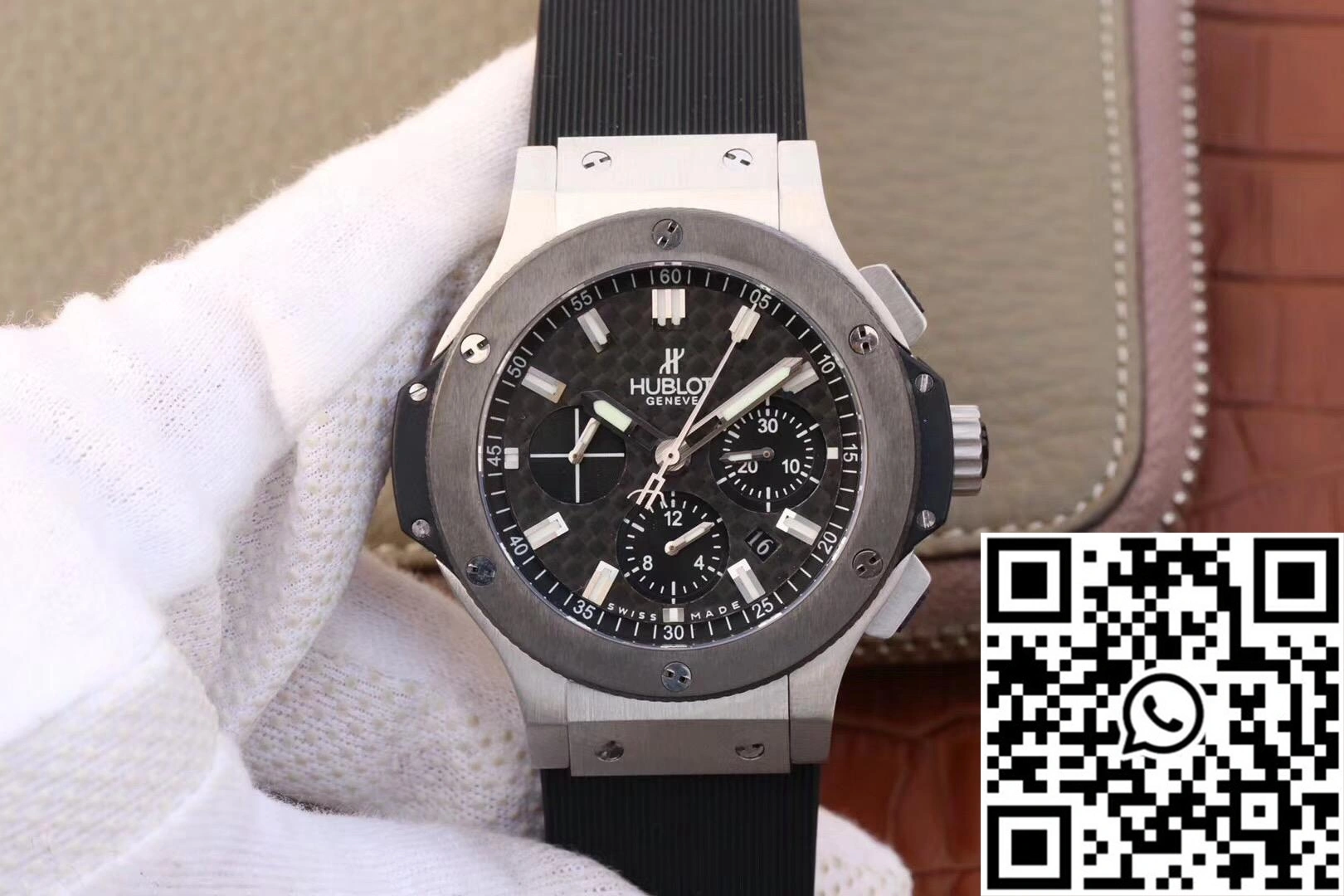 Hublot Big Bang Steel Ceramic 301.SB.131.RX HBB V6 Factory Carbon Fiber Dial