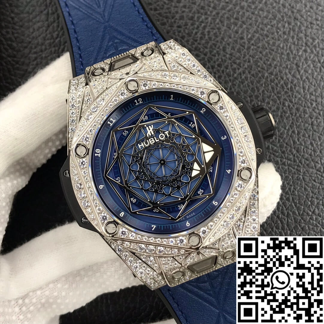 Hublot Big Bang WWF Factory Titanium Full Diamond Case