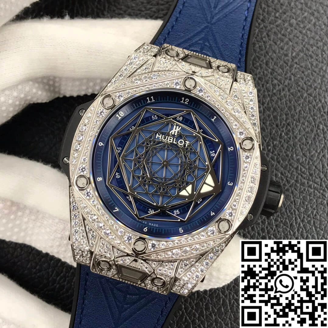 Hublot Big Bang WWF Factory Titanium Full Diamond Case