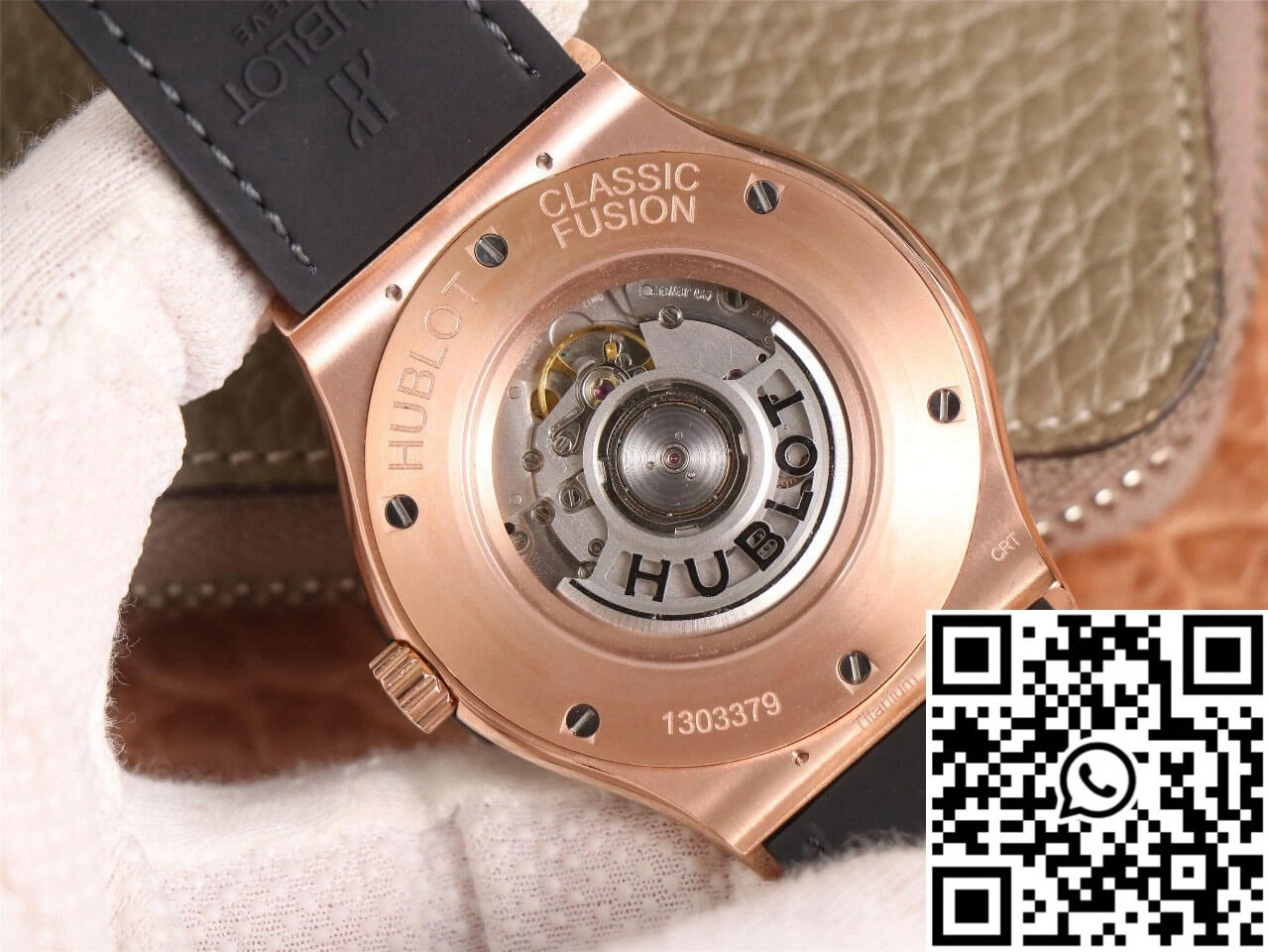 Hublot Classic Fusion 511.OX.7081.LR WWF Factory Rose Gold Dark Gray Dial