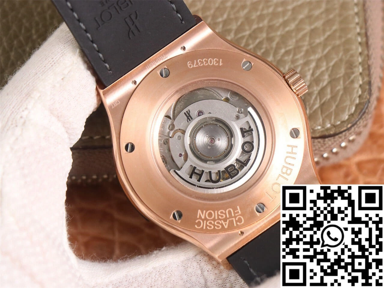 Hublot Classic Fusion 511.OX.7081.LR WWF Factory Rose Gold Dark Gray Dial