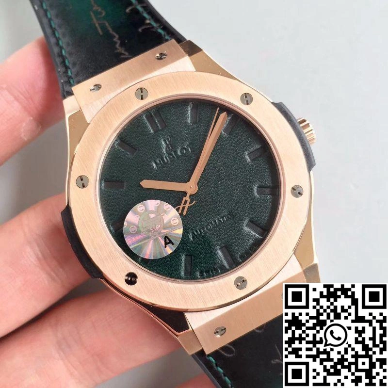 Hublot Classic Fusion Berluti Scritto 511.OX.0500.VR.BER16 JJ Factory V2 Green Dial